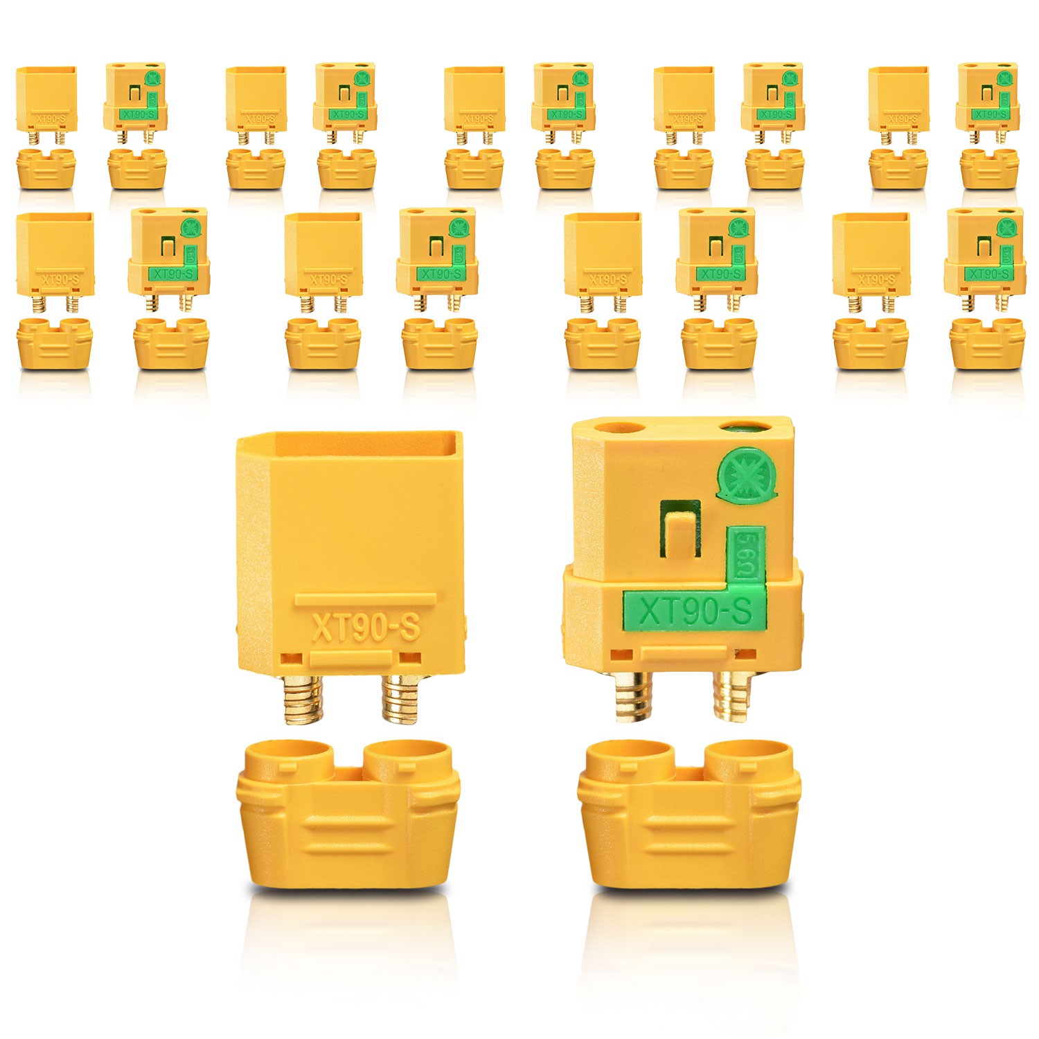 Système de connexion LiPo XT90 - 5 paires de paratonnerres