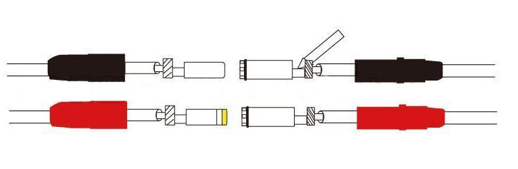 Système de connexion LiPo AS150 - 5 paires