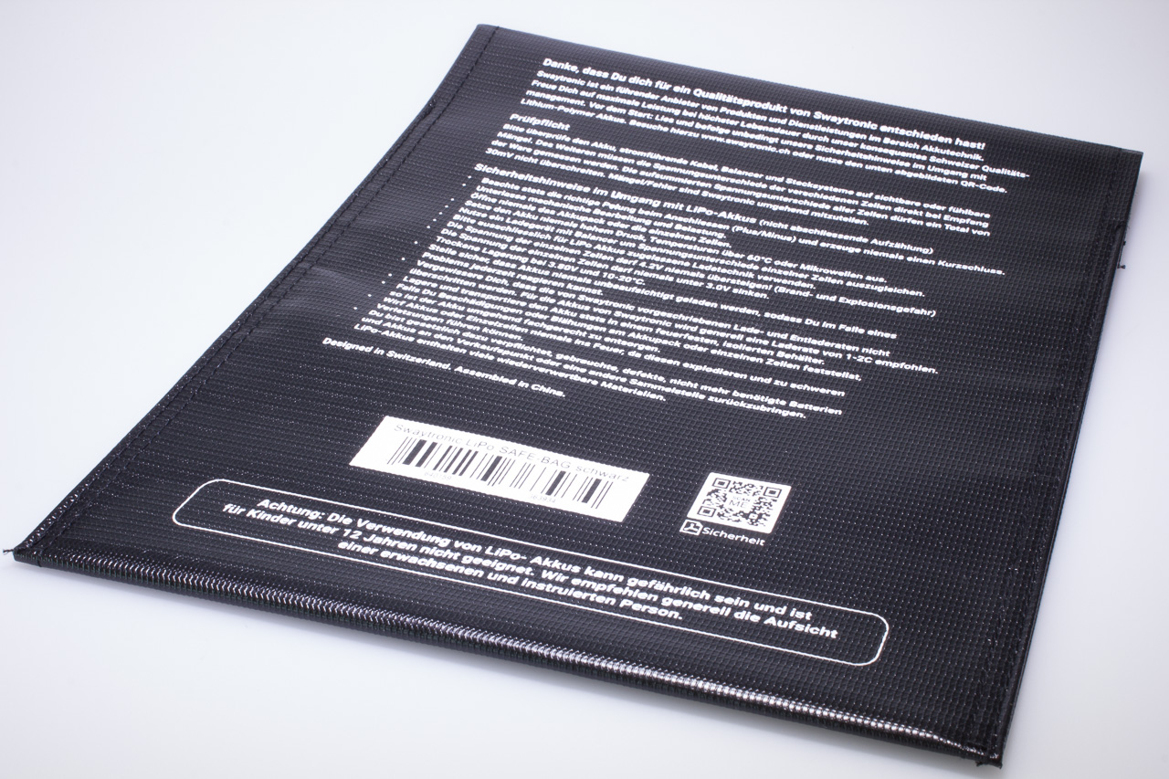 SWAYTRONIC LiPo SAFE-BAG noir